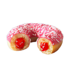 Донат Клубничный